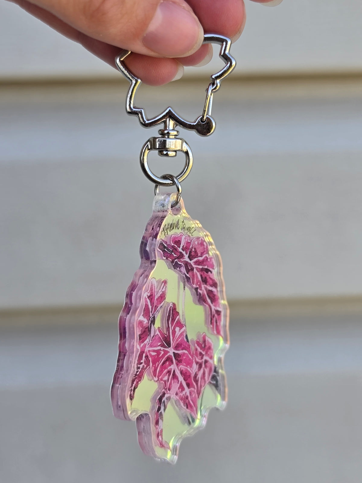 "Friend to All" Rainbow Acrylic Keychain